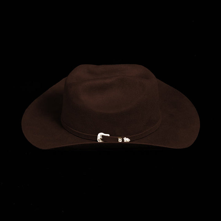 Sombrero de vaquero de color sólido personalizable - image 6