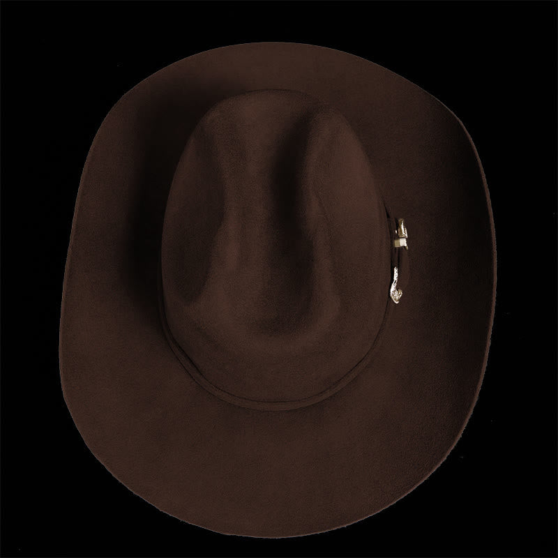 Sombrero de vaquero de color sólido personalizable - image 5