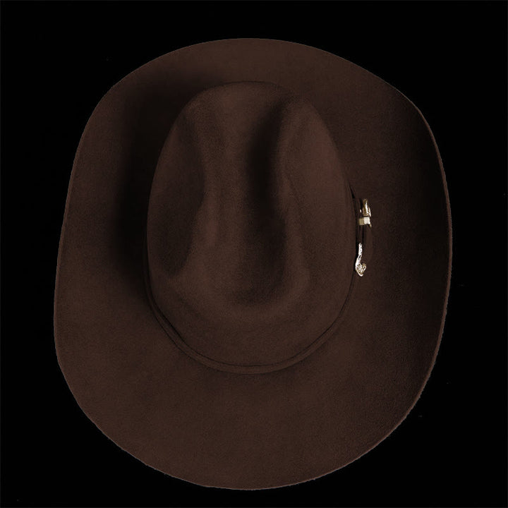 Sombrero de vaquero de color sólido personalizable - image 5