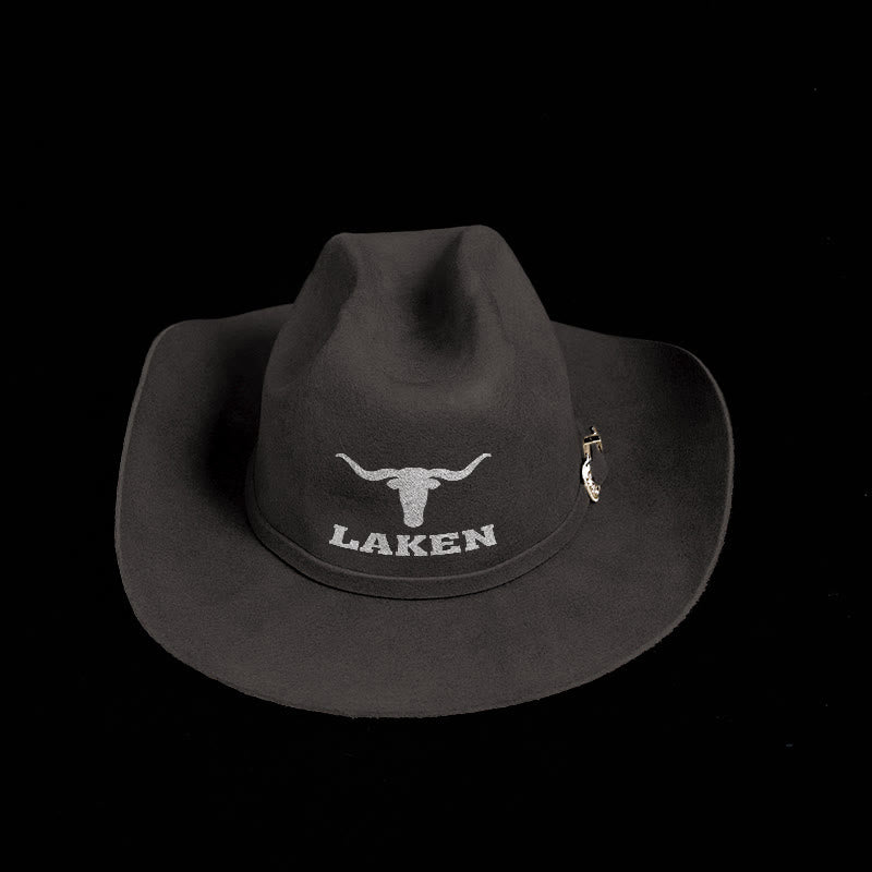 Sombrero de vaquero personalizado con logotipo y texto personalizados - image 0