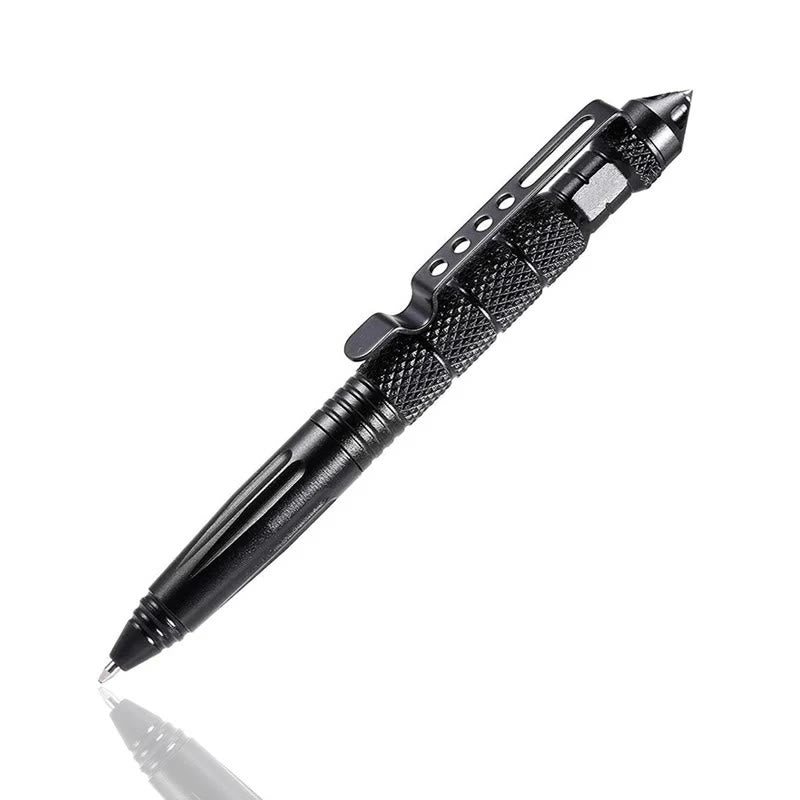 Bolígrafo táctico multifuncional EDC para defensa personal, supervivencia y escritura al aire libre - Negro - image 0