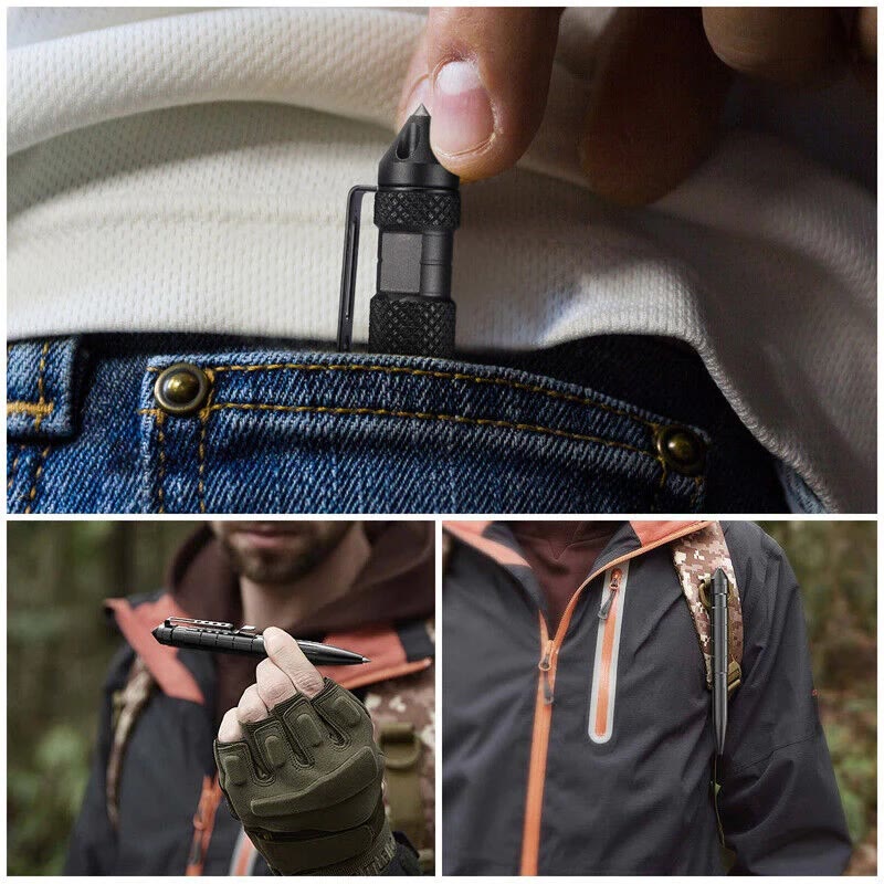 Bolígrafo táctico multifuncional EDC para defensa personal, supervivencia y escritura al aire libre - image 2