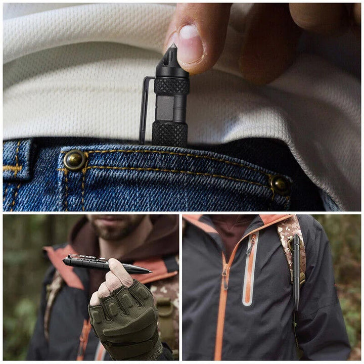 Bolígrafo táctico multifuncional EDC para defensa personal, supervivencia y escritura al aire libre - image 2