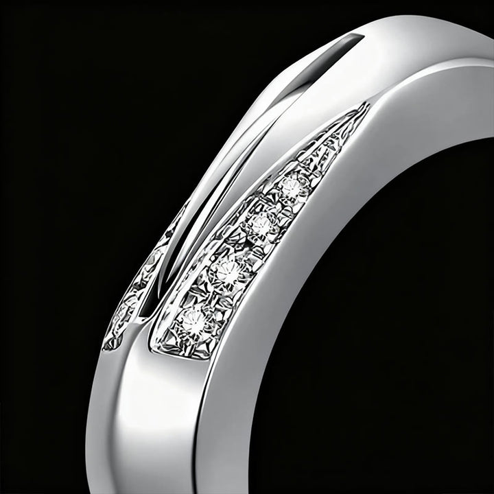 Cuchillo de autodefensa oculto de moda con anillo de diamantes - image 4