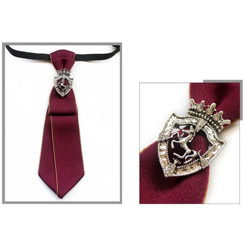 Corbata unisex preatada con banda ajustable de Shield Horse - image 4
