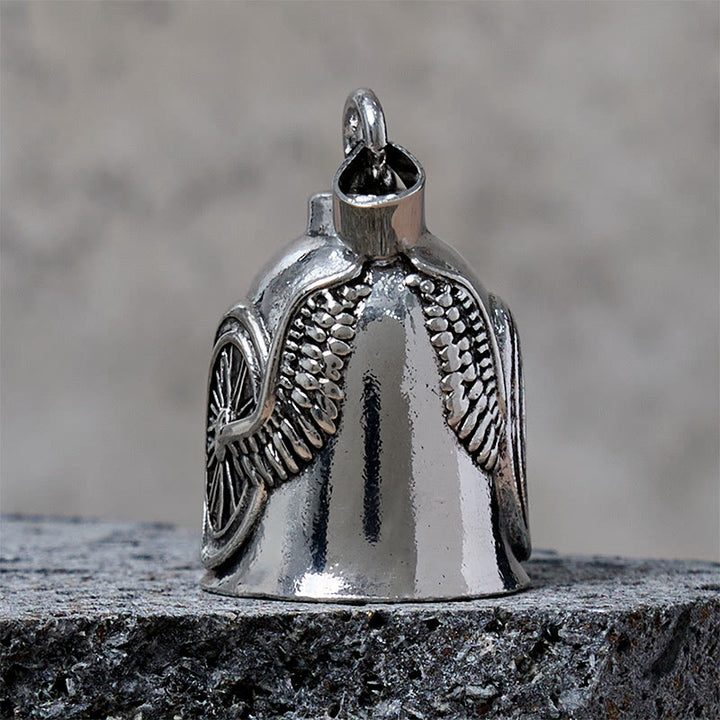 Llavero con campana de ala de neumático de motocicleta vintage - image 2