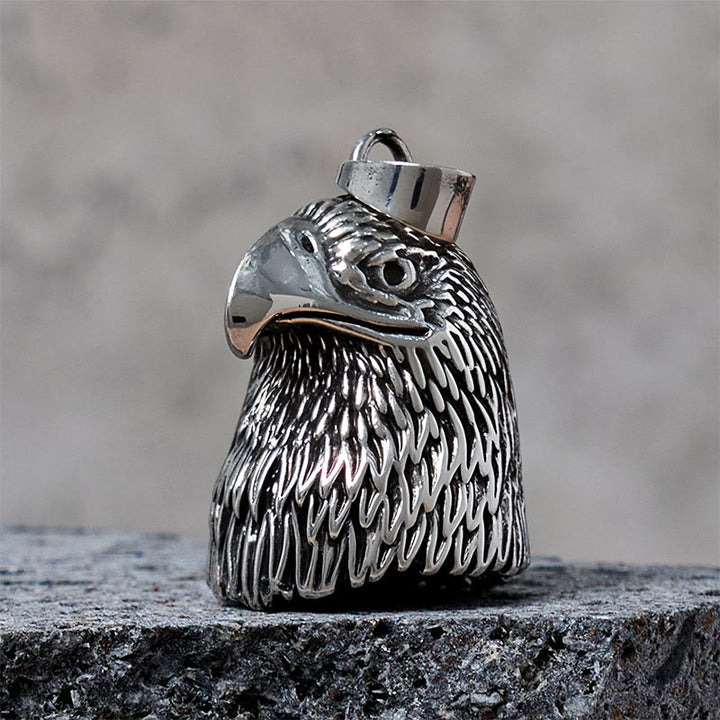 Llavero vintage con campana de montar estilo águila calva - image 2