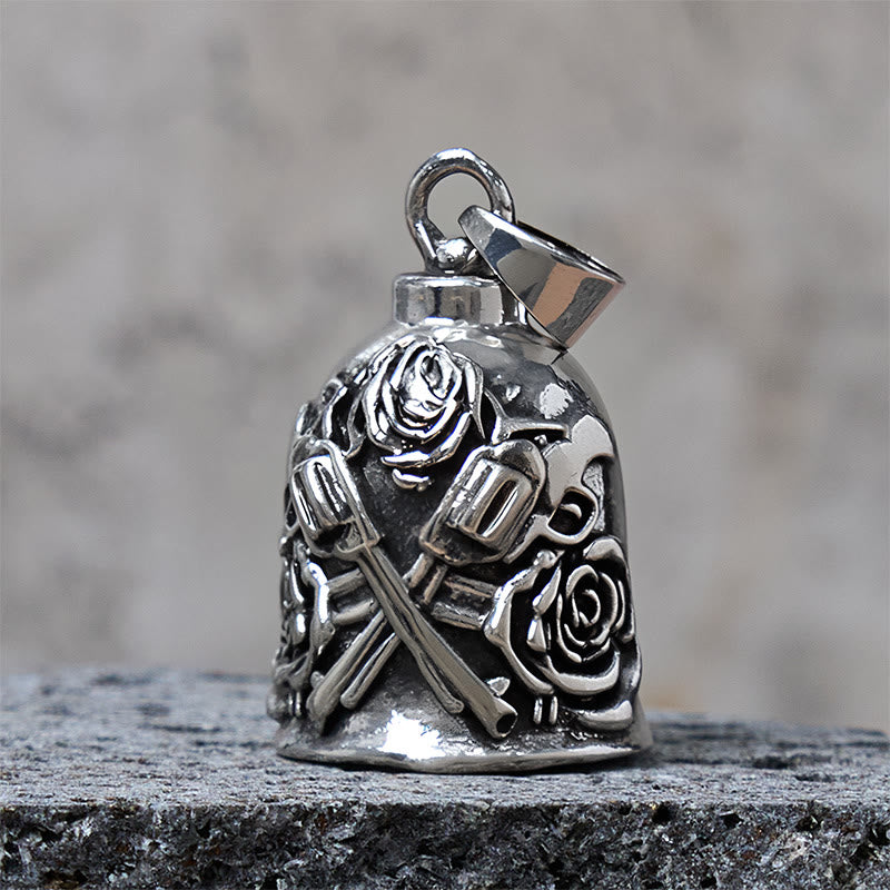 Llavero con doble campana de Guns and Roses para montar - image 4