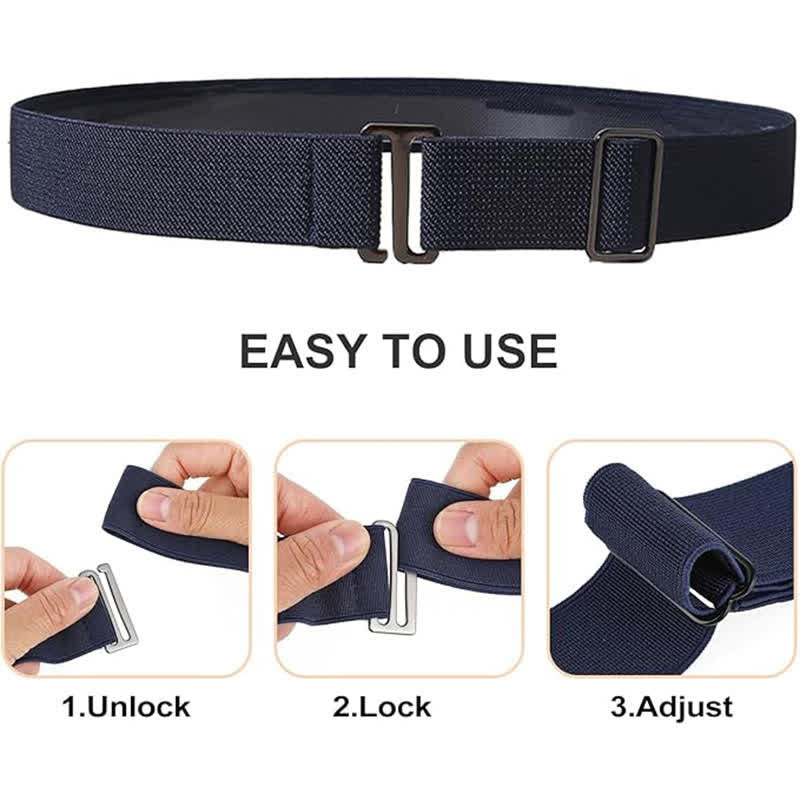 Cinturón invisible ajustable elástico para hombre - image 4