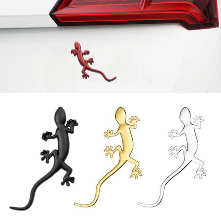 1 par de insignias metálicas para coche con diseño de gecko - image 6