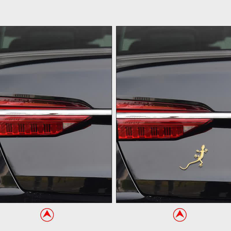 1 par de insignias metálicas para coche con diseño de gecko - image 4
