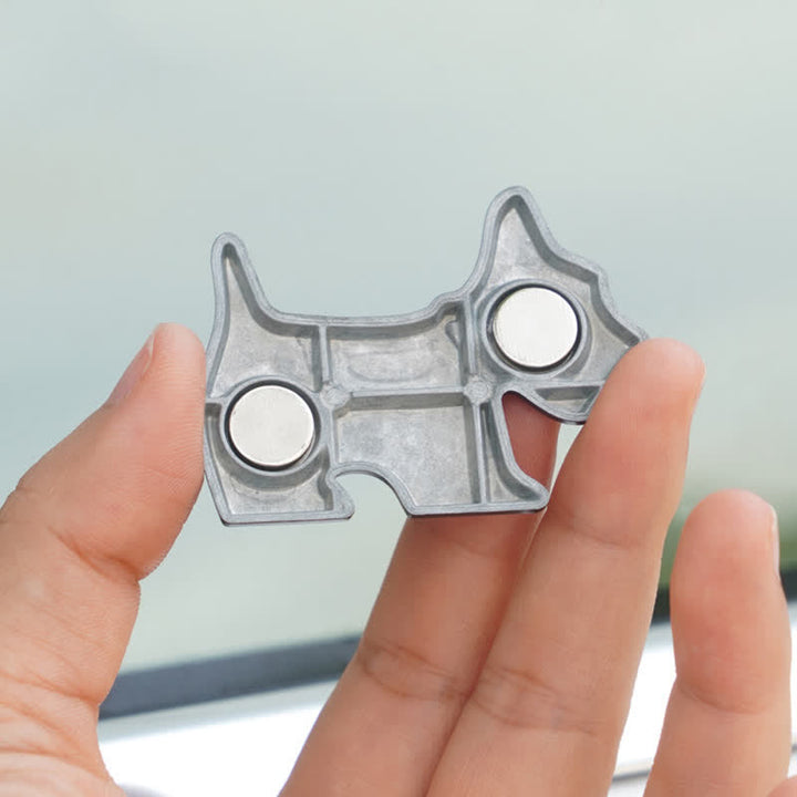 Adhesivo metálico para coche con forma de perro adorable para amantes de las mascotas - image 4