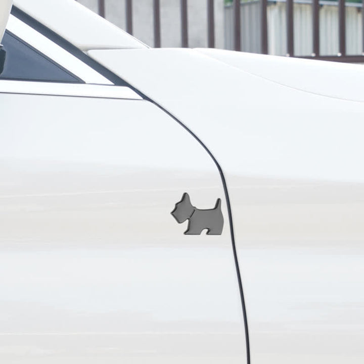 Adhesivo metálico para coche con forma de perro adorable para amantes de las mascotas - image 9