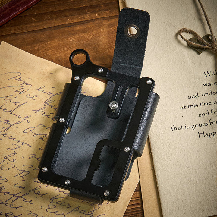 Cartera táctica antirrobo con hebilla ajustable para guardar tarjetas - Negro - image 1