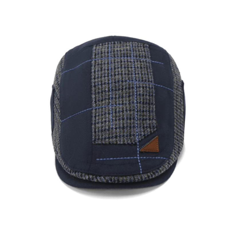 Boina de invierno vintage para hombre, estilo boina, con diseño artístico. - image 3