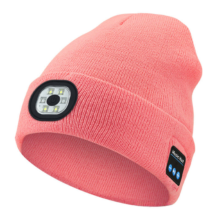 Gorro Bluetooth con música de invierno e iluminación LED - Luz LED y Bluetooth - Rosa - M (22"-22 7/8") - image 8