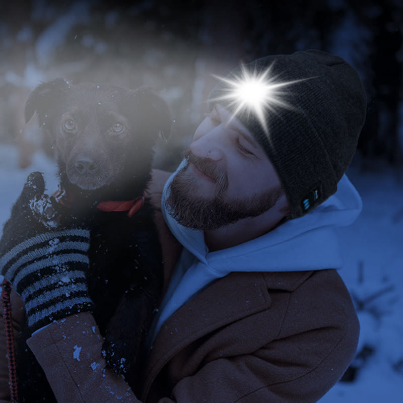 Gorro Bluetooth con música de invierno e iluminación LED - image 2