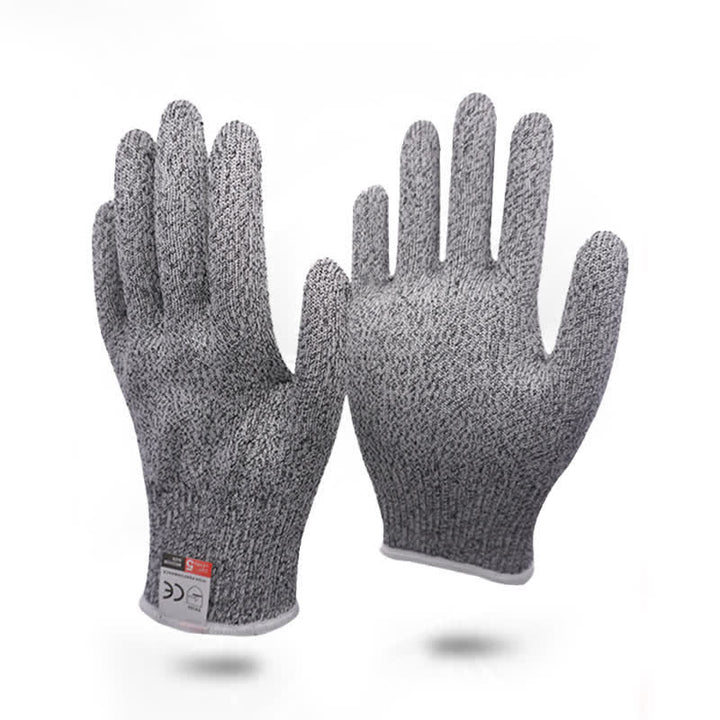 Guantes de protección laboral anticorte resistentes al desgaste - M (Borde blanco) - image 2