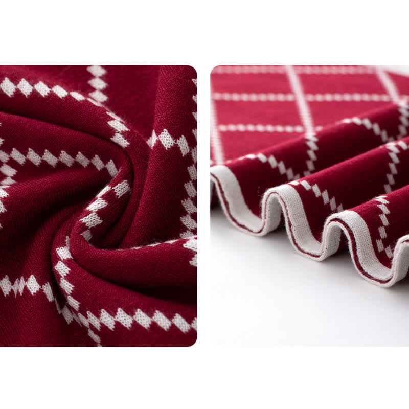 Pañuelo de negocios con patrón de rombos para caballero, elegante y corporativo - image 4