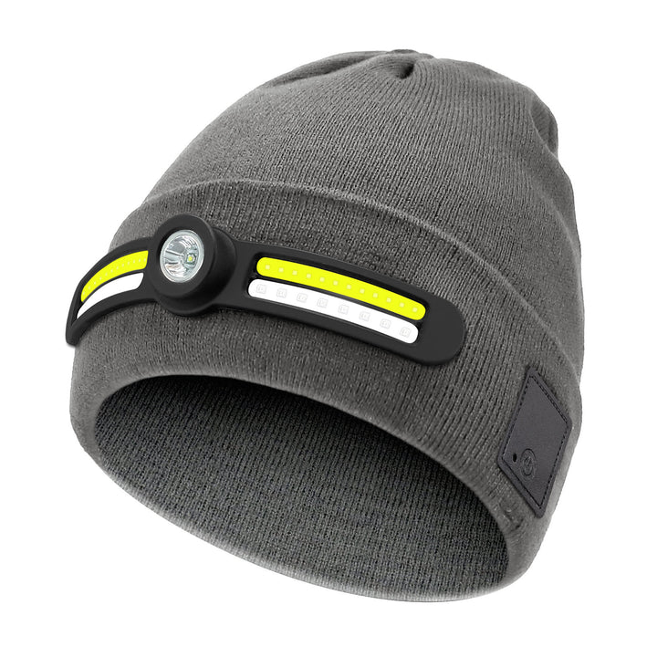 Gorro de lana con iluminación LED RGB para invierno - Gris - M (22"-22 7/8") - image 10