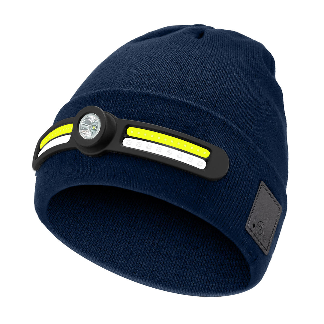 Gorro de lana con iluminación LED RGB para invierno - Azul marino - M (22"-22 7/8") - image 7