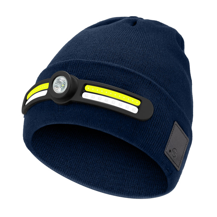 Gorro de lana con iluminación LED RGB para invierno - Azul marino - M (22"-22 7/8") - image 7