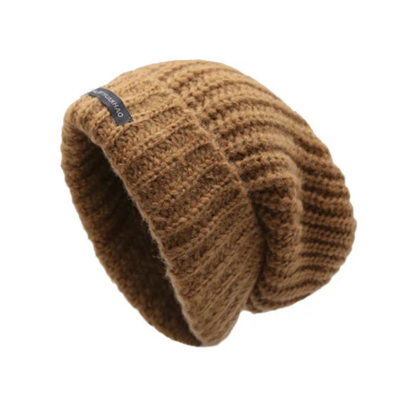 Gorro de lana de color liso para mantenerte abrigado en invierno - Café - Ajustable (21 5/8"-22 7/8") - image 8