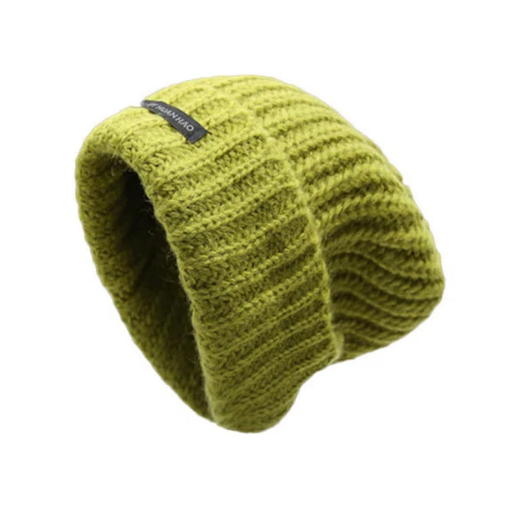 Gorro de lana de color liso para mantenerte abrigado en invierno - Verde - Ajustable (21 5/8"-22 7/8") - image 2