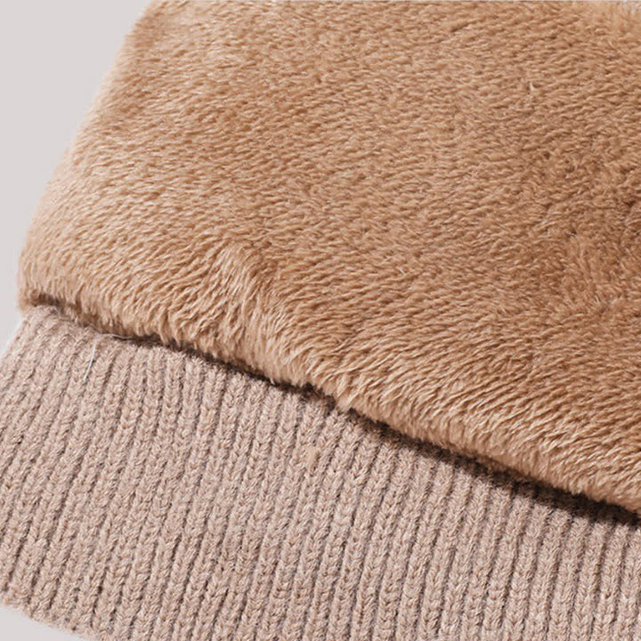 Gorro de punto afelpado 3 en 1 con bufanda y mascarilla - image 5