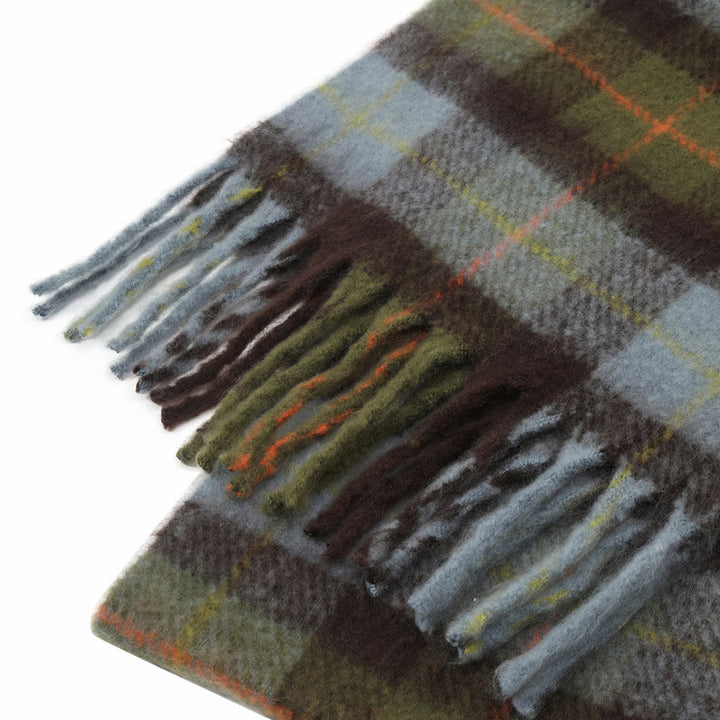 Chal de invierno grueso y cálido a cuadros con borlas para mujer - image 3