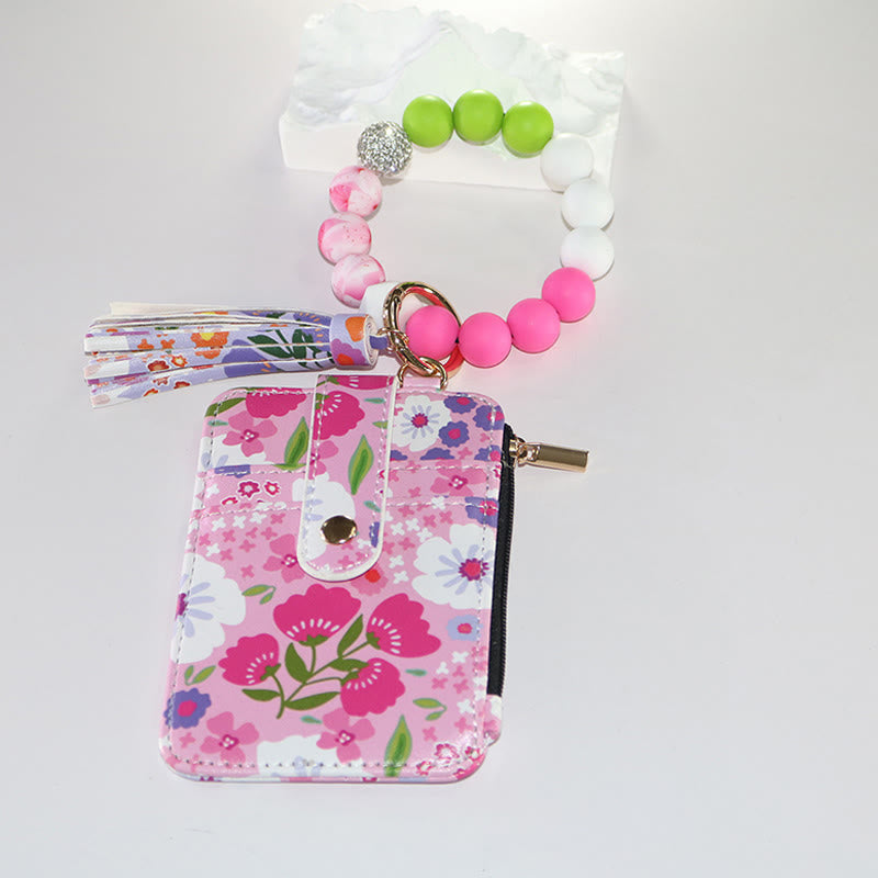 Cartera pulsera con estampado floral de estilo colorido y natural - Estilo n.° 4 - image 4