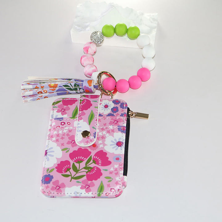 Cartera pulsera con estampado floral de estilo colorido y natural - Estilo n.° 4 - image 4