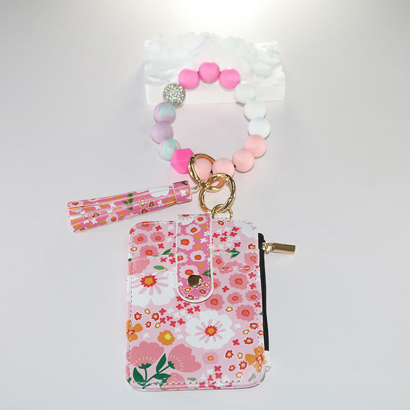 Cartera pulsera con estampado floral de estilo colorido y natural - Estilo n.° 5 - image 5