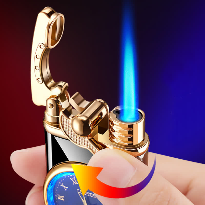 Encendedor inflable de butano con brazo basculante y dial creativo con reloj - image 2