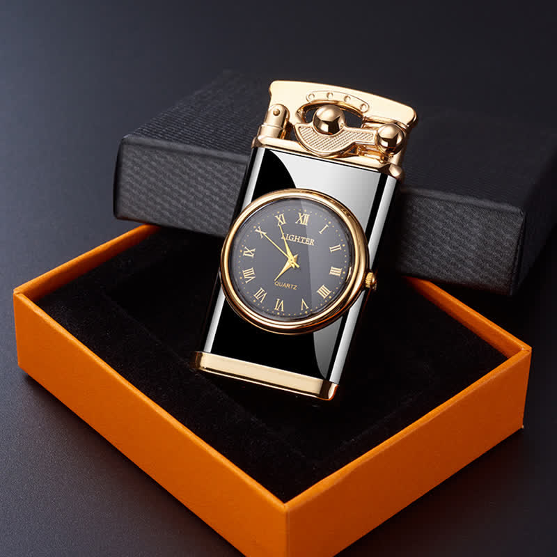 Encendedor inflable de butano con brazo basculante y dial creativo con reloj - image 8