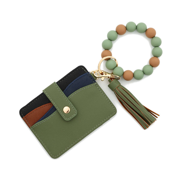 Cartera con colgante de borla y pulsera multicolor de moda - Estilo n.° 9 - image 8