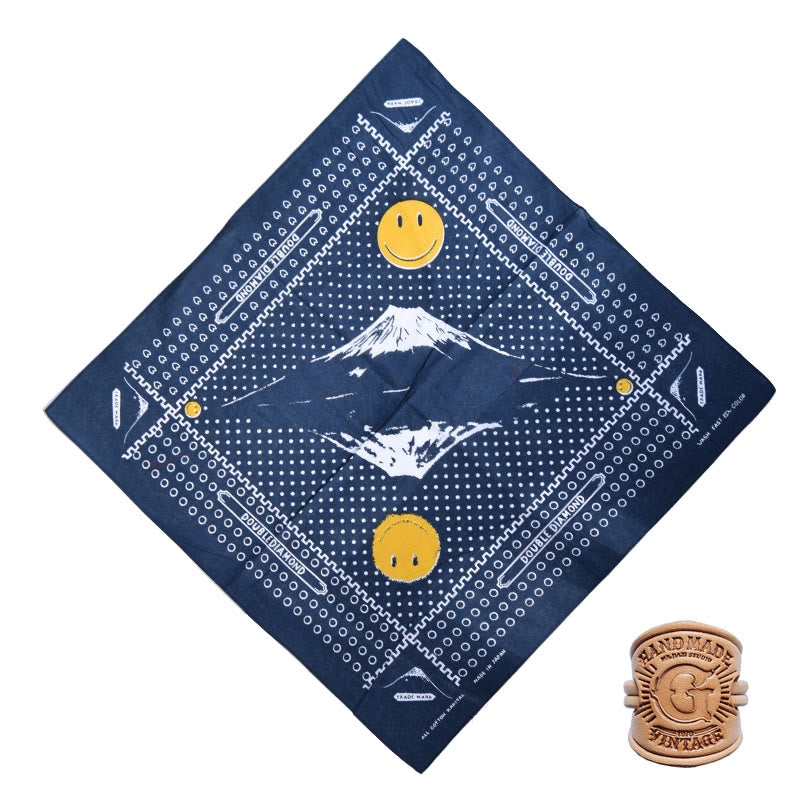 Pañuelo de bolsillo retro con estampado multicolor y hebilla con letra - Estilo n.° 5 - image 9