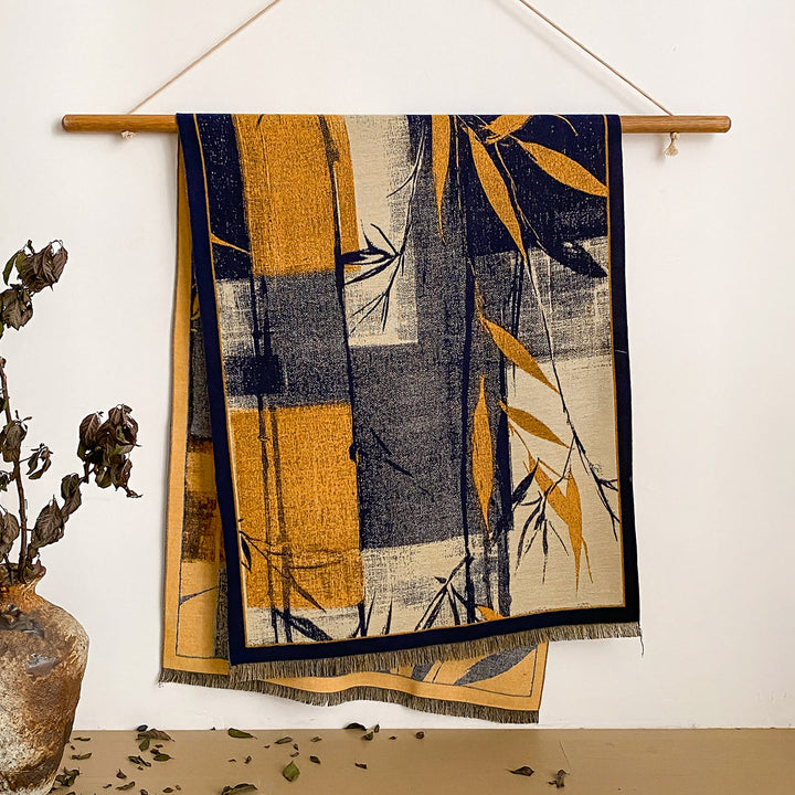 Bufanda tipo chal con flecos y estampado floral para mujer - Estilo #8 - image 8