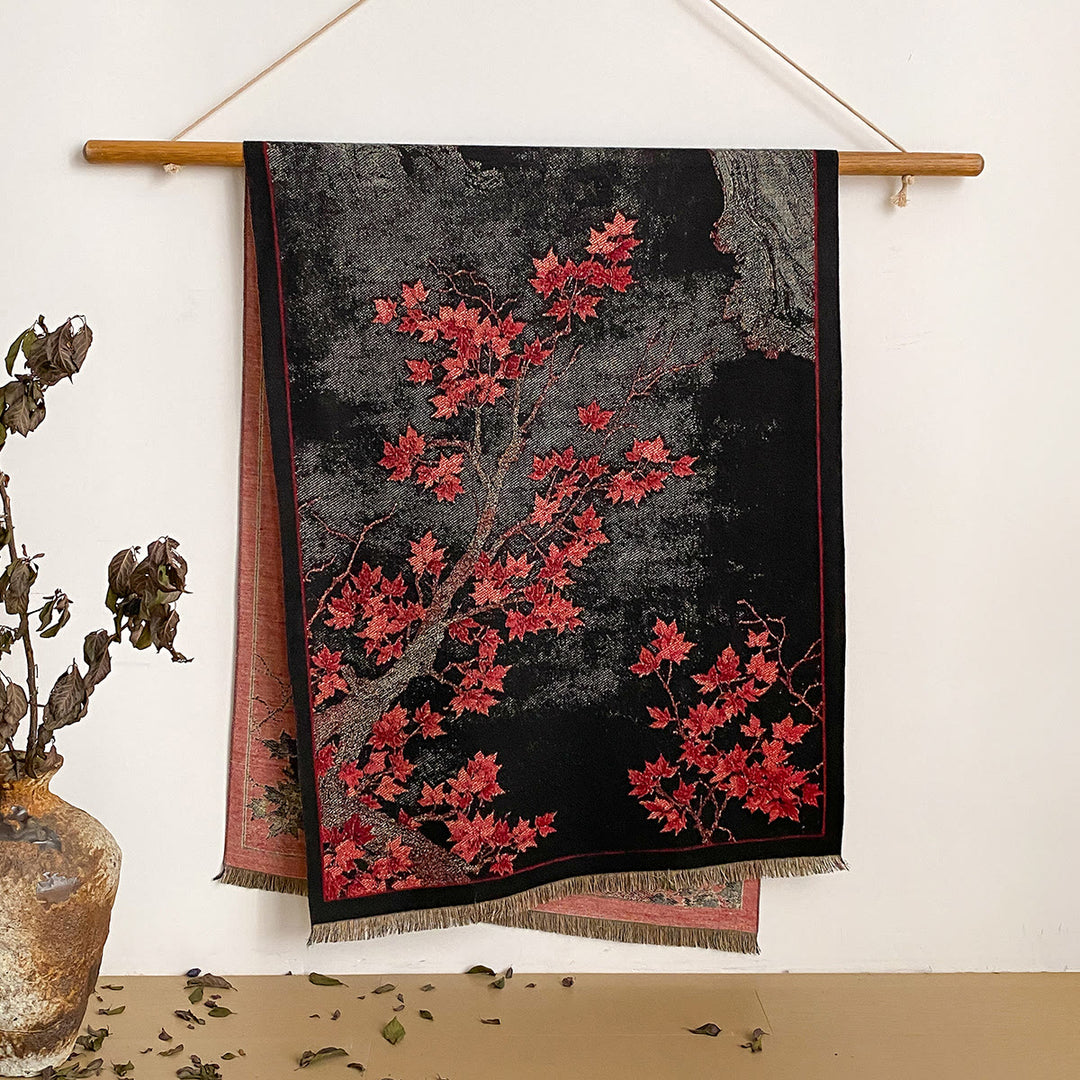 Bufanda tipo chal con flecos y estampado floral para mujer - Estilo #4 - image 4