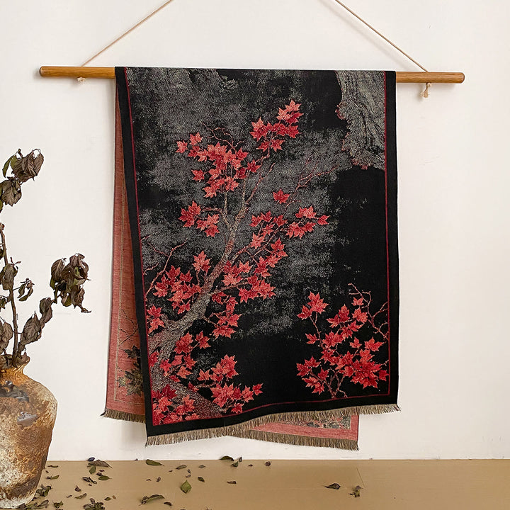 Bufanda tipo chal con flecos y estampado floral para mujer - Estilo #4 - image 4