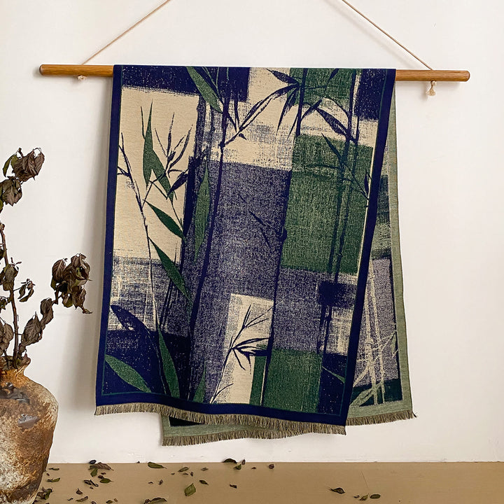 Bufanda tipo chal con flecos y estampado floral para mujer - Estilo #9 - image 9