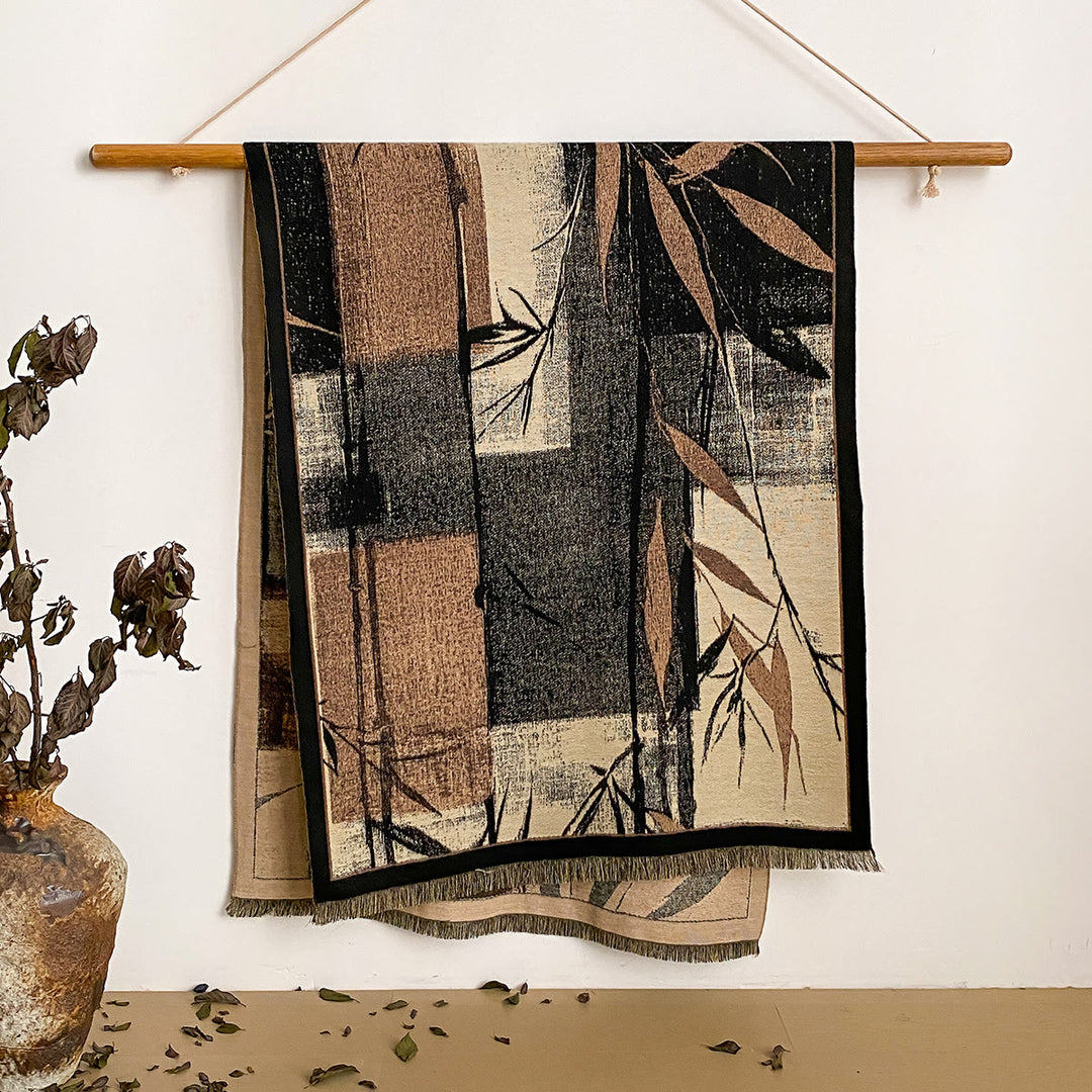 Bufanda tipo chal con flecos y estampado floral para mujer - Estilo #7 - image 7