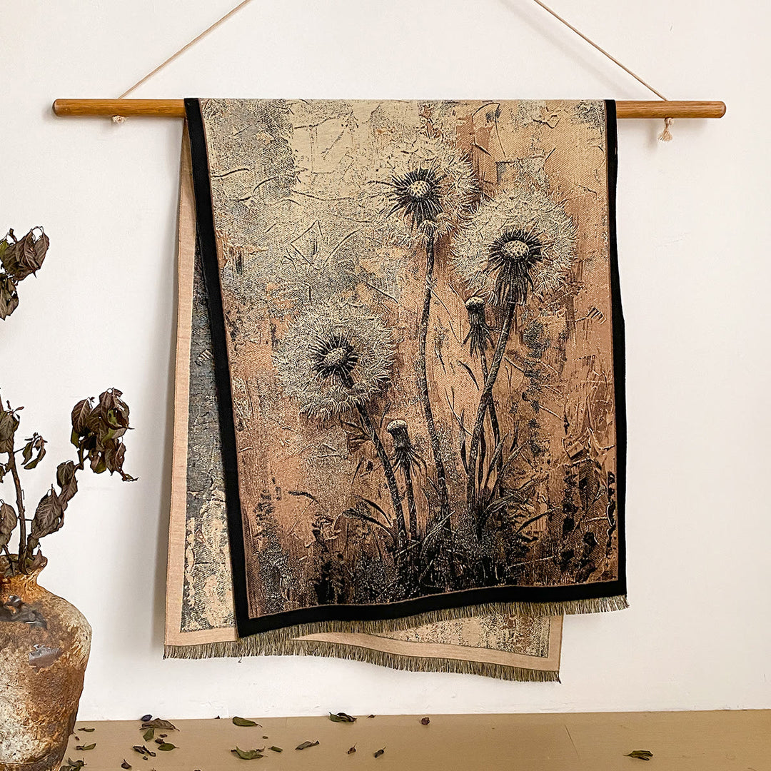 Bufanda tipo chal con flecos y estampado floral para mujer - Estilo #27 - image 27