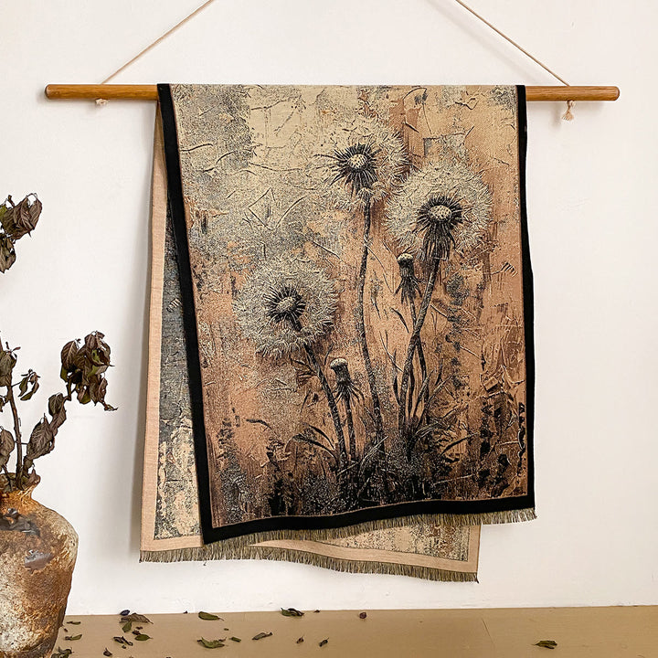 Bufanda tipo chal con flecos y estampado floral para mujer - Estilo #27 - image 27