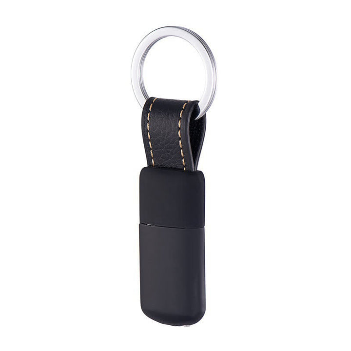 Encendedor de butano inflable de bolsillo con llavero - Negro - image 6