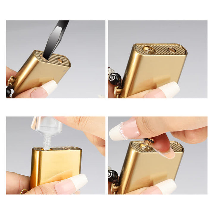 Encendedor inflable de queroseno de descompresión giratorio cuadrado - image 7