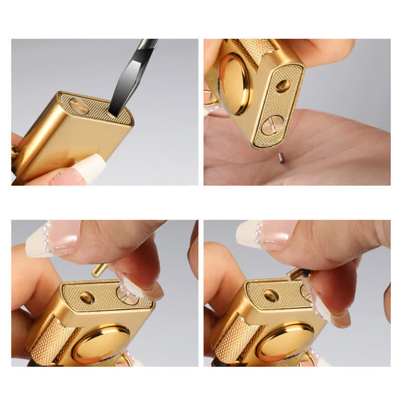 Encendedor inflable de queroseno de descompresión giratorio cuadrado - image 8