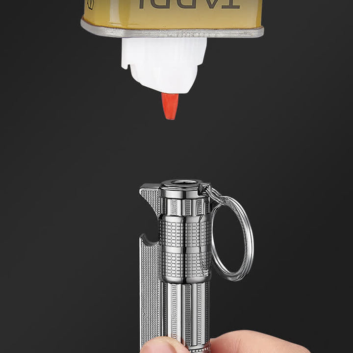 Abridor de botellas multifuncional, encendedor de aceite recargable con cerillas - image 7