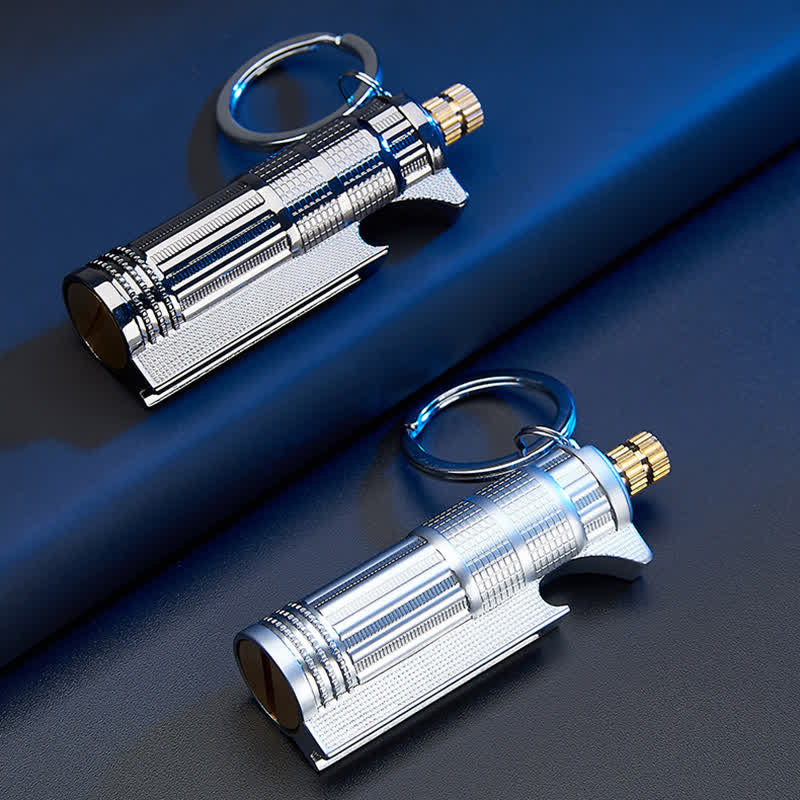 Abridor de botellas multifuncional, encendedor de aceite recargable con cerillas - image 11