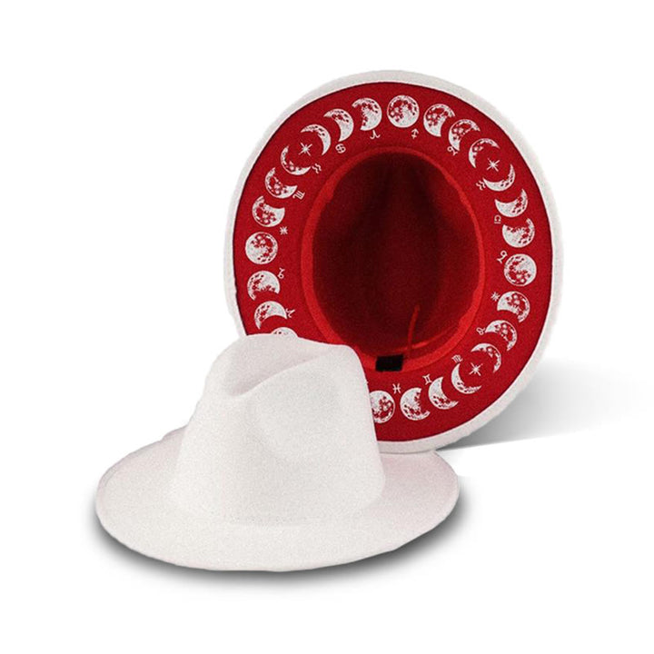 Sombrero de vaquero astrológico con cambios de fase lunar para hombres creativos - Estilo n.° 3 - M (22"-22 7/8") - image 7
